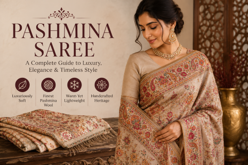 Pashmina saree