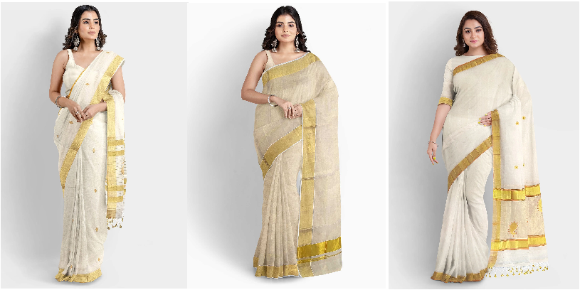 Kasavu sarees