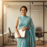 office-ready cotton saree