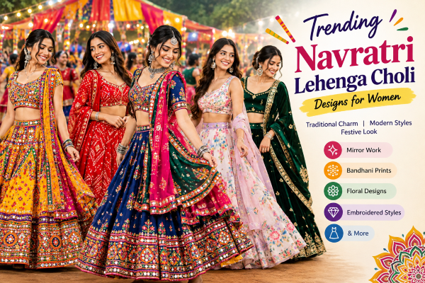 Trending Navratri Lehenga Choli Designs for Women: Latest Styles and Styling Ideas