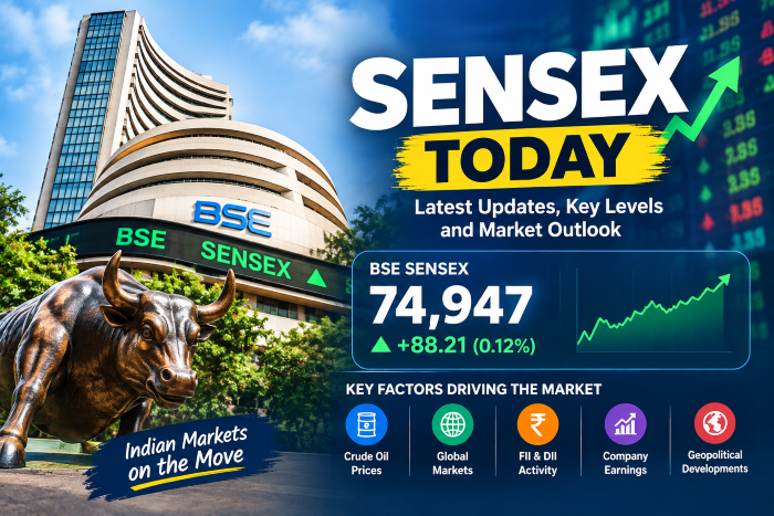 Sensex Today: Latest Market News, Key Levels and Factors Driving the BSE Index