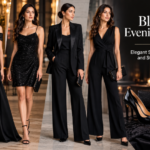 Black Eveningwear Editorial