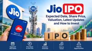 Jio IPO_ 5G Finance Infographic