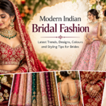 Modern Indian Bridal Fashion Collage